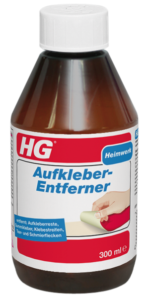 HG Aufkleber Entferner 300 ml Etikettenenferner  Gummileim, Klebeband, Teerflecken Nr. 160030105