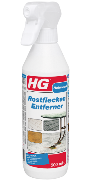 HG Rostflecken Entferner Rostentferner für alle Oberflächen 500ml Nr. 326050105