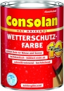 Consolan Wetterschutzfarbe Anthrazitgrau RAL 7016 2,5 Liter deckend Nr. 5270340