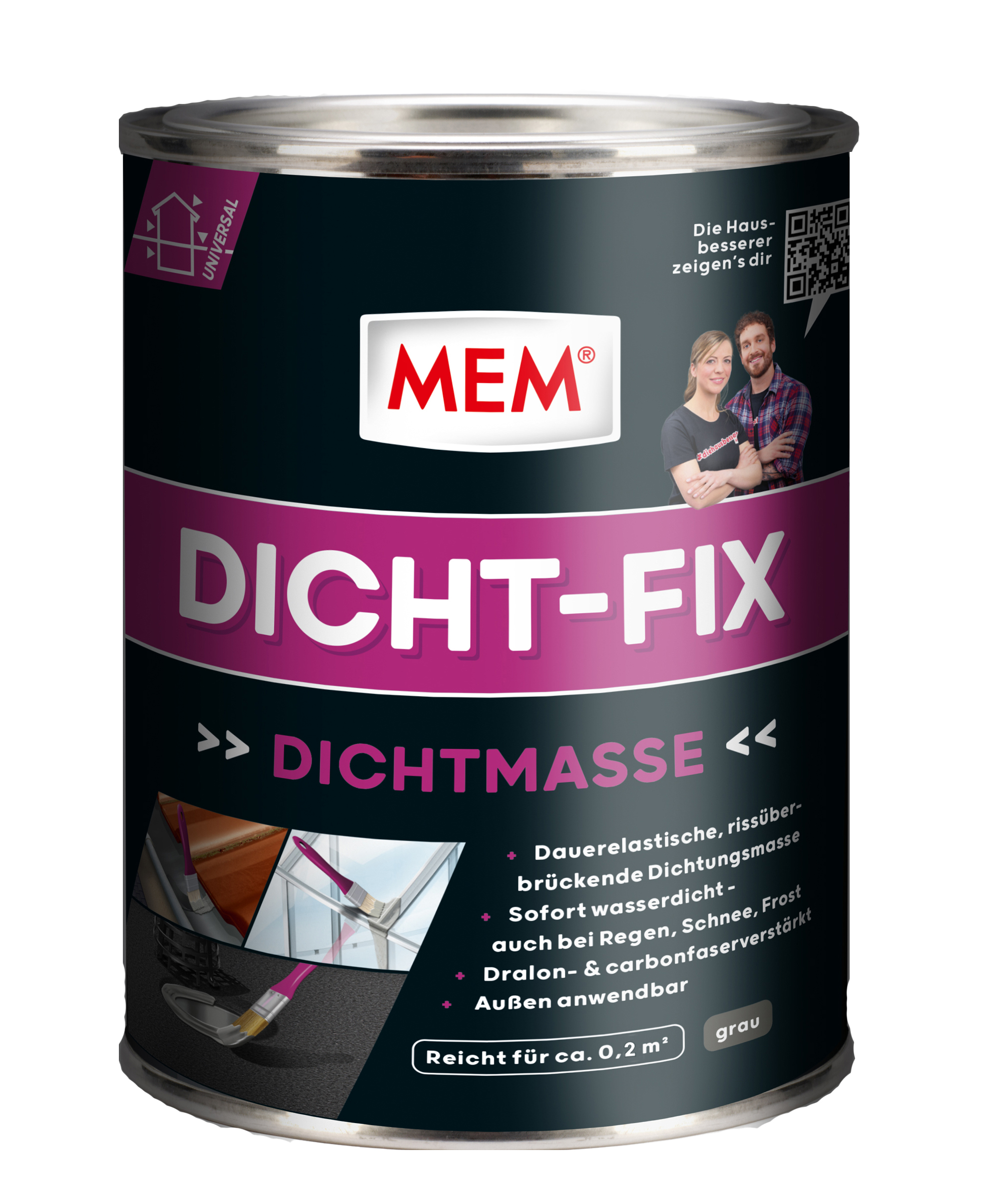 Schick24-Baumarkt.de - MEM Dicht Fix Abdichtung Dichtmasse 375g Nr  