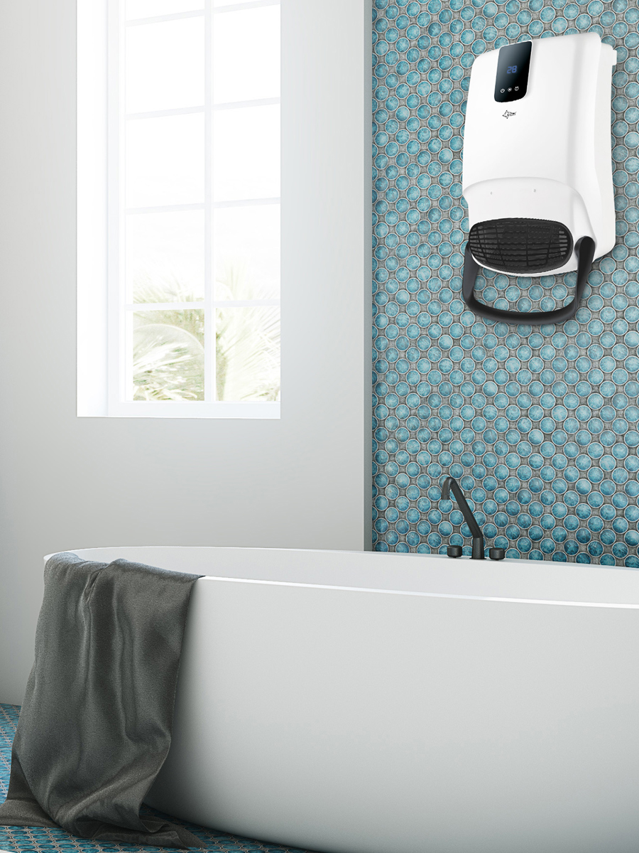 Schick24-Baumarkt.de - Suntec bathroom heater HEAT STREAM 2000 SLIM for  25m² 2000W No. 14031